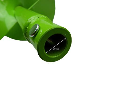 WERHE Erdbohrer-Set Ø40mm, 80cm lang mit SDS Plus Adapter – Mit normaler SDS Plus Bohrmaschine nutzbar, ideal für Zaunbau und Garten - Image 3